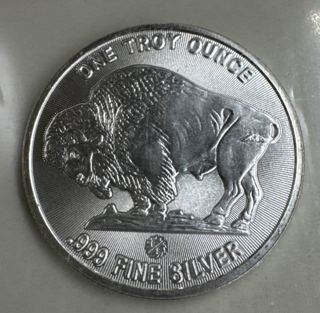 Two Assorted Fine Silver Rounds 99.9% One Ounce Rounds