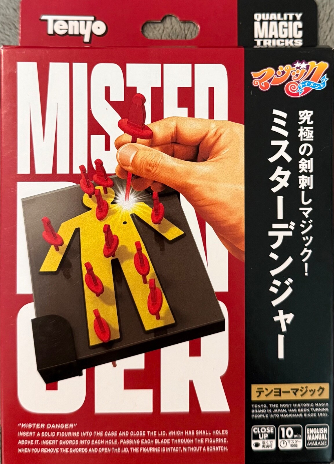 Mister Danger by Tenyo Magic 2023 Trick Mr Danger in NEW 2025 BOX DESIGN