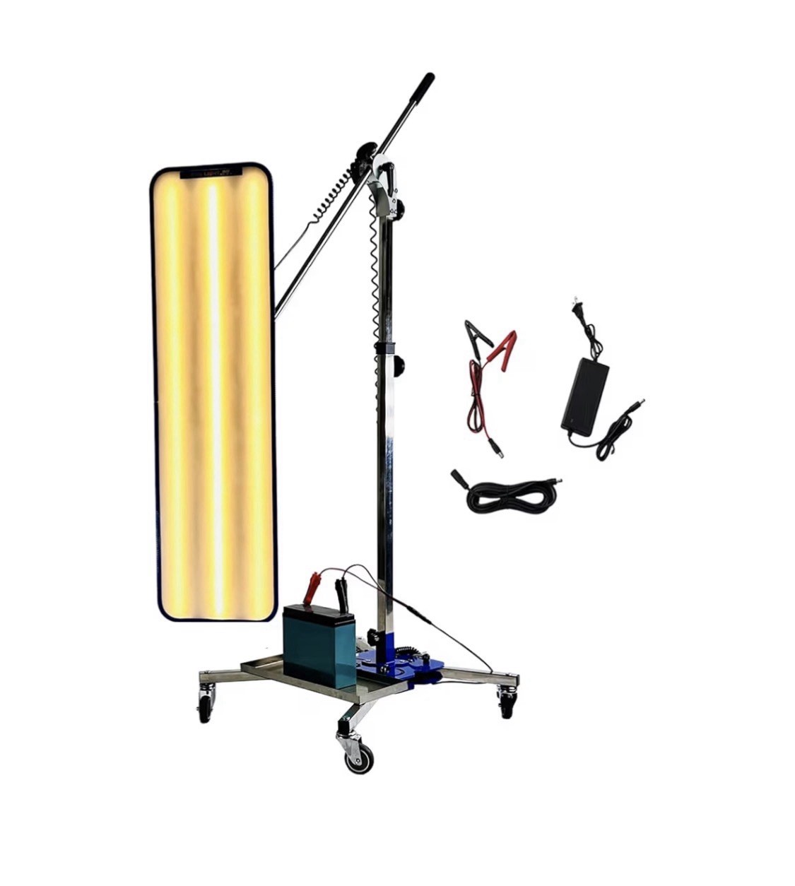 Professional Auto Dent Repair PDR Light, 110-220V AC w Foldable Holder/Stand