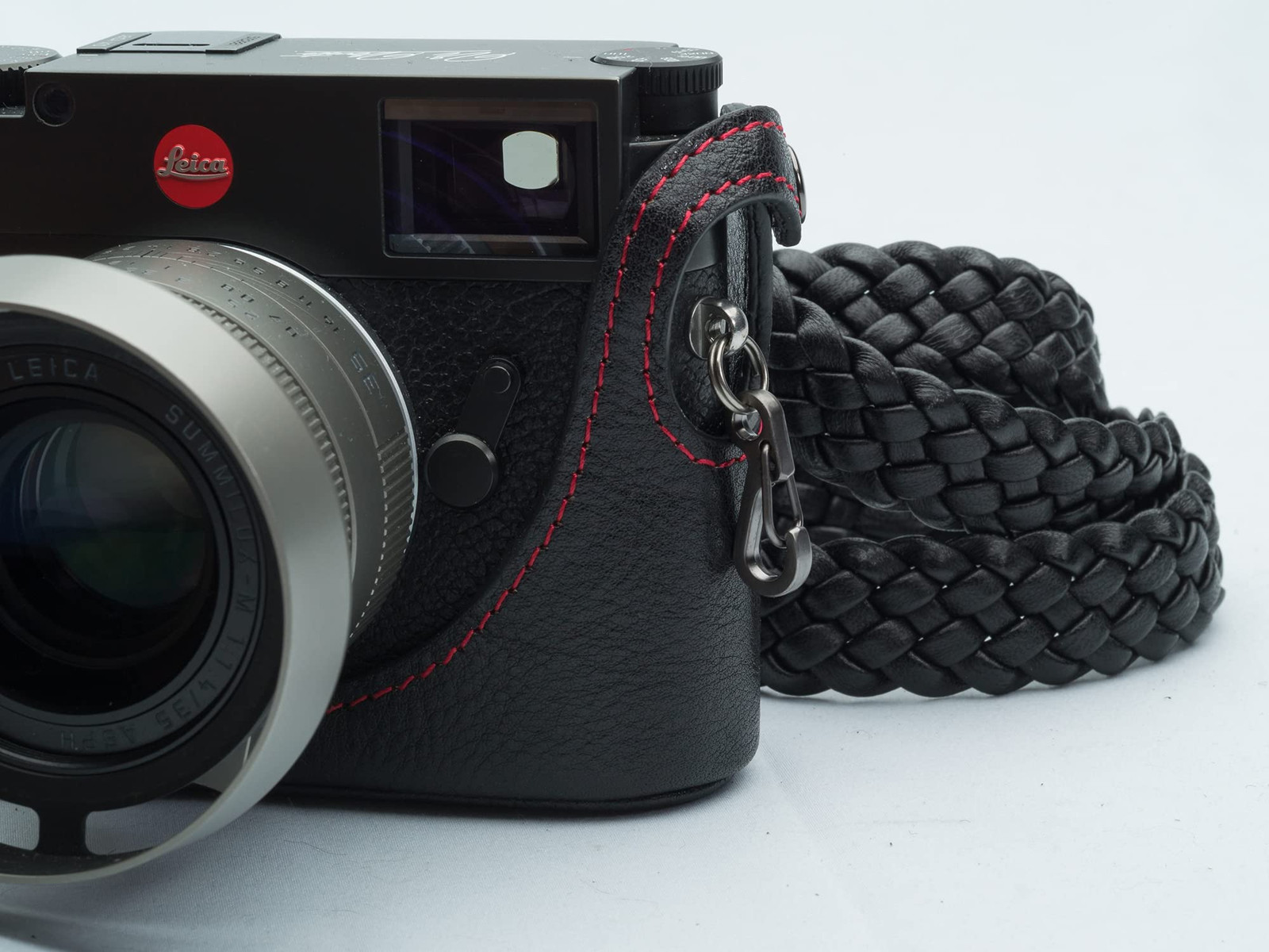 Camera Quick Release Set for Cameras w/Round Strap lugs Titanium split Rings ...