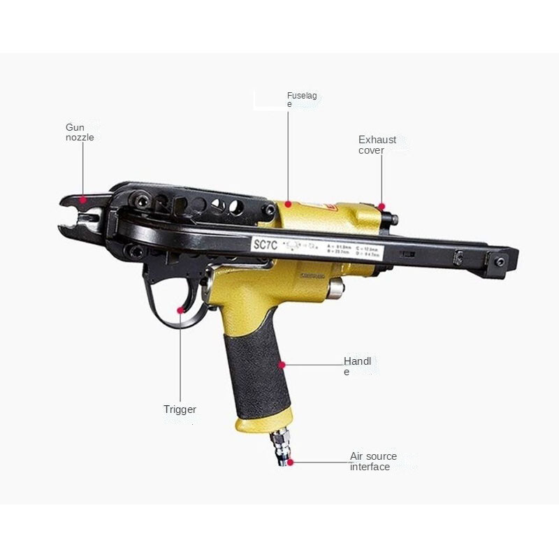 Top Quality Tyre Ring Pliers Tool Air machine Nailer pneumatic nail gun