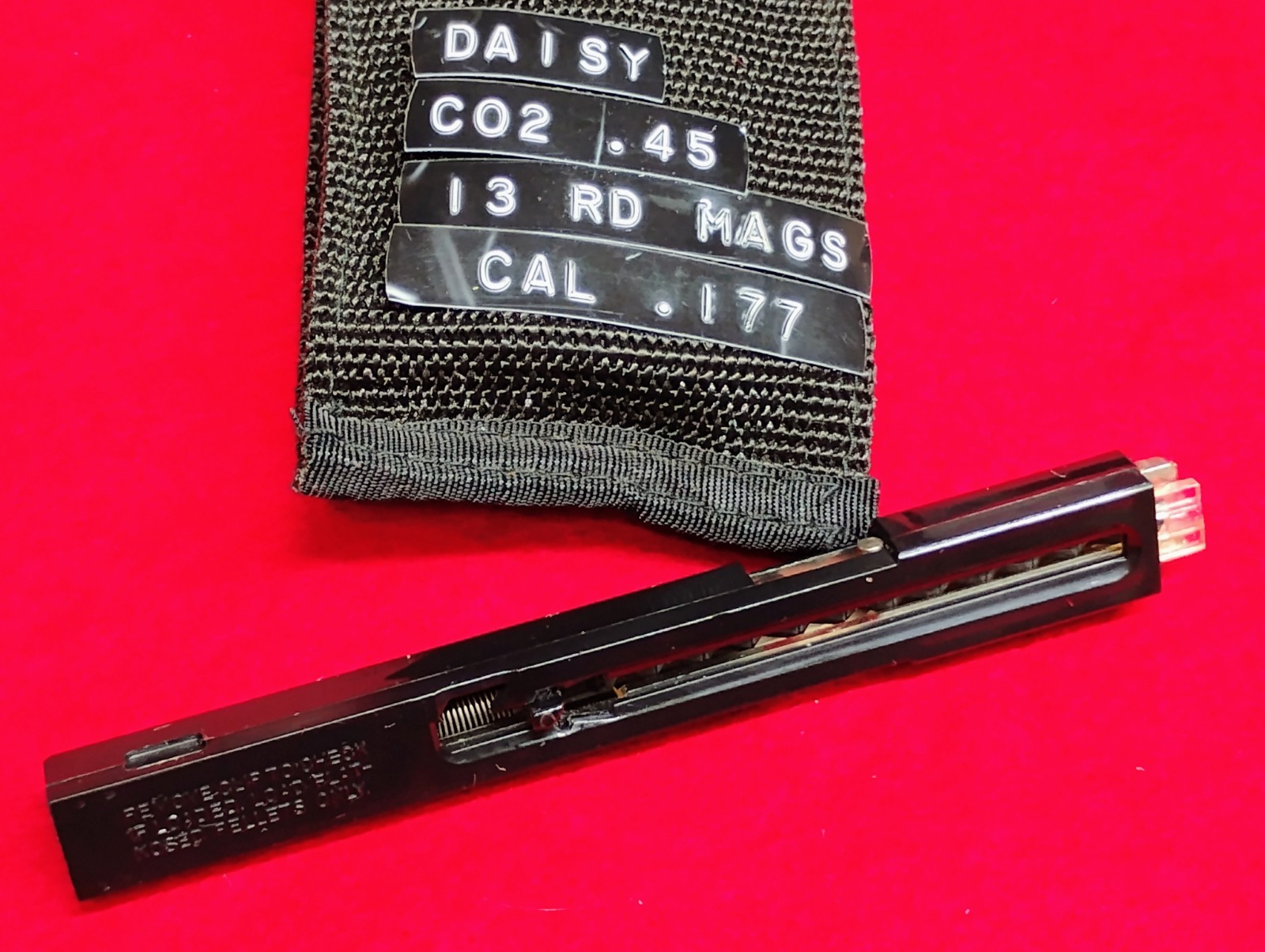 Orig Daisy POWERLINE 1911 45 CO2 .177 Pellet Air Pistol 13-Shot Magazine Vintage