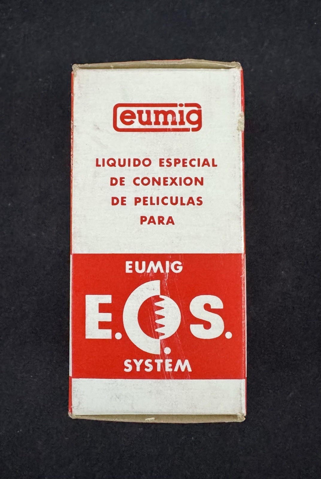Vintage Eumig Special Film Binding Agent **Bottle Empty**