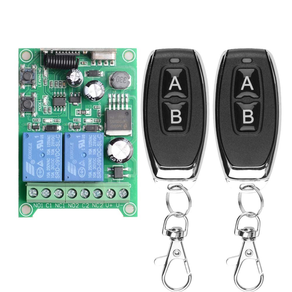 Wireless Remote Switch DC 12V 24V 36V 48V 2 Channel MultiFunction Remote