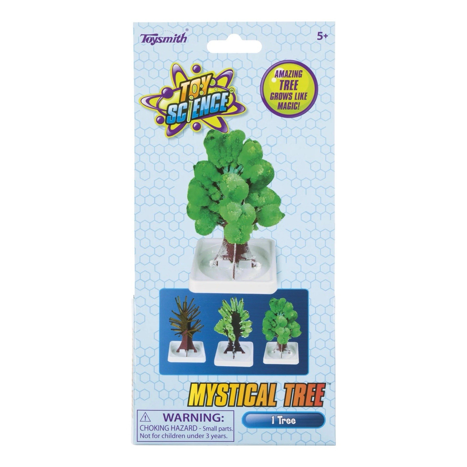 Toysmith Mystical Tree Growing Crystal Educational Science Kit, 1 Tree, Age 5+