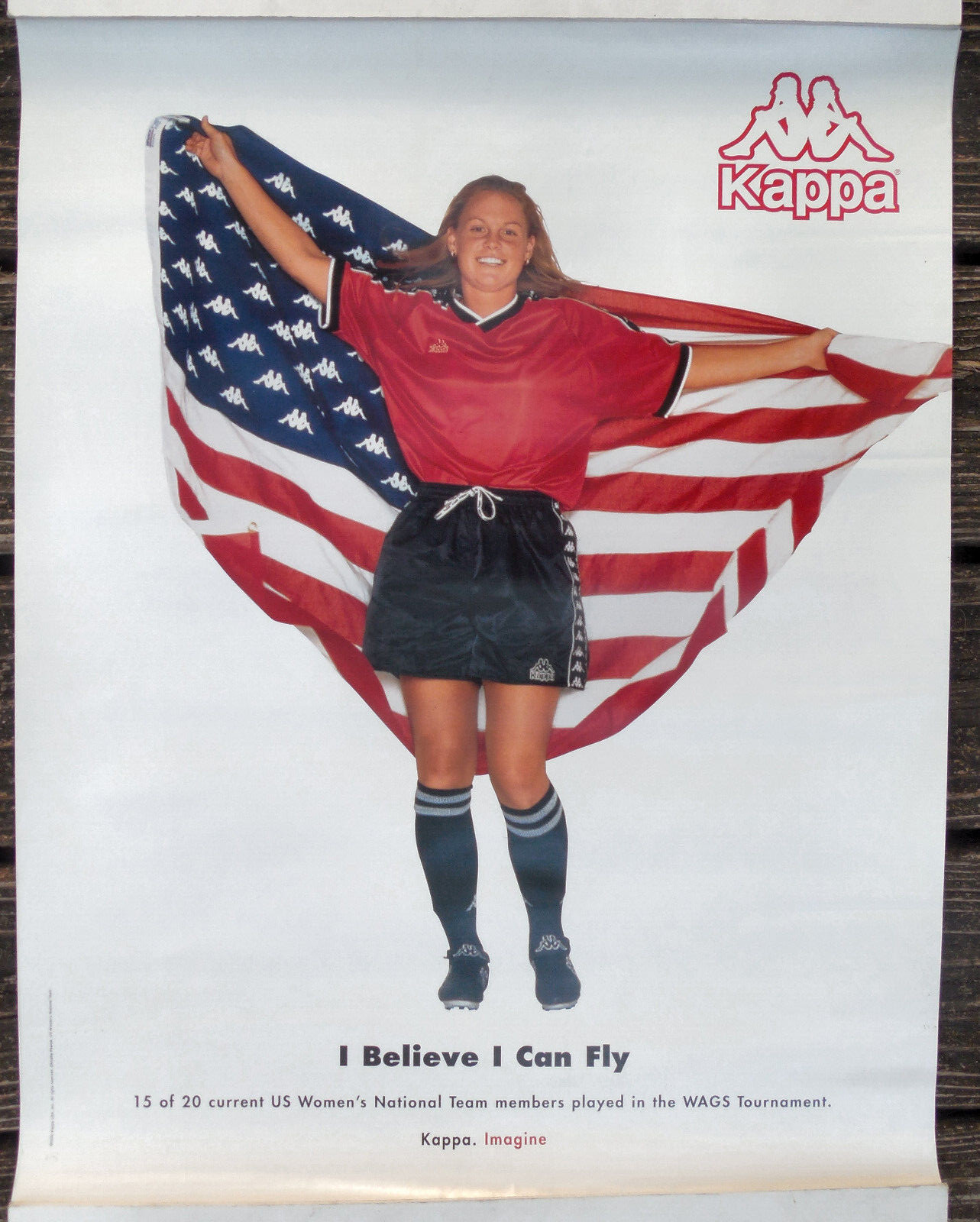 CHRISTIE PEARCE US SOCCER NATIONAL TEAM KAPPA WAGS TOURNAMENT PROMO POSTER 2000