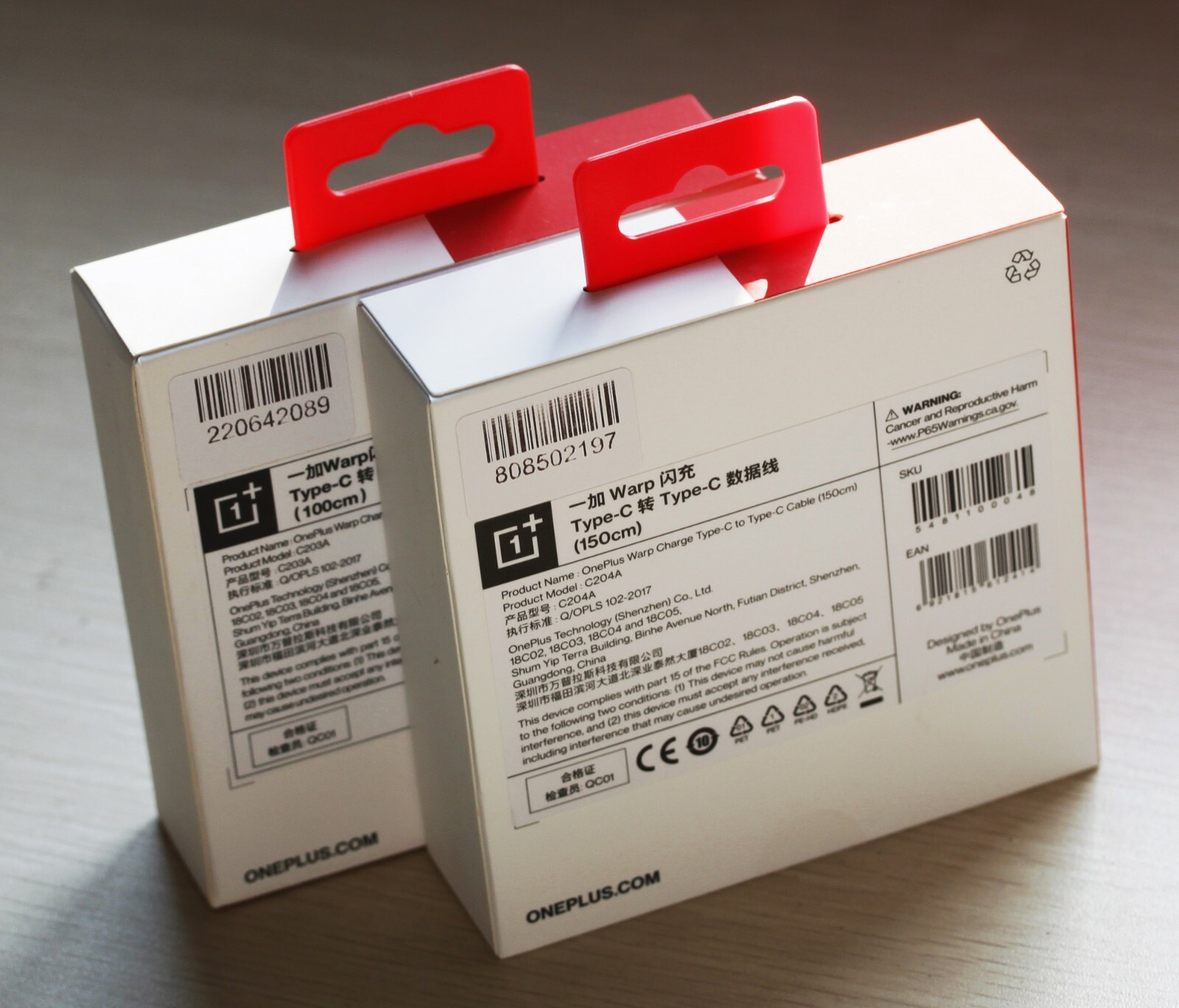Original OnePlus Warp Charge Type-C to Type-C Cable Warp Charge 65 Power Adapter