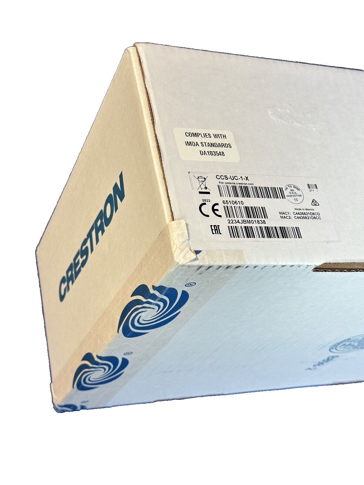 CRESTRON CCS-UC-1-X, Tabletop Conferencing Console, apple iBeacon, Zoom, NEW