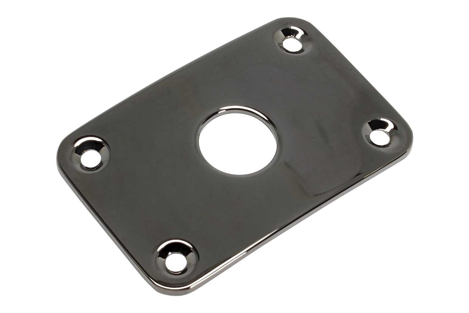 Curved Rectangular Metal Jackplate for Gibson® Explorer - Black Chrome