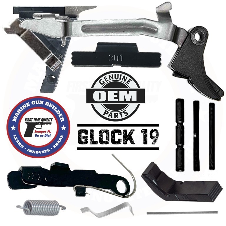Glock 19 Lower Part Kit Gen 3 OEM G19 LPK Complete