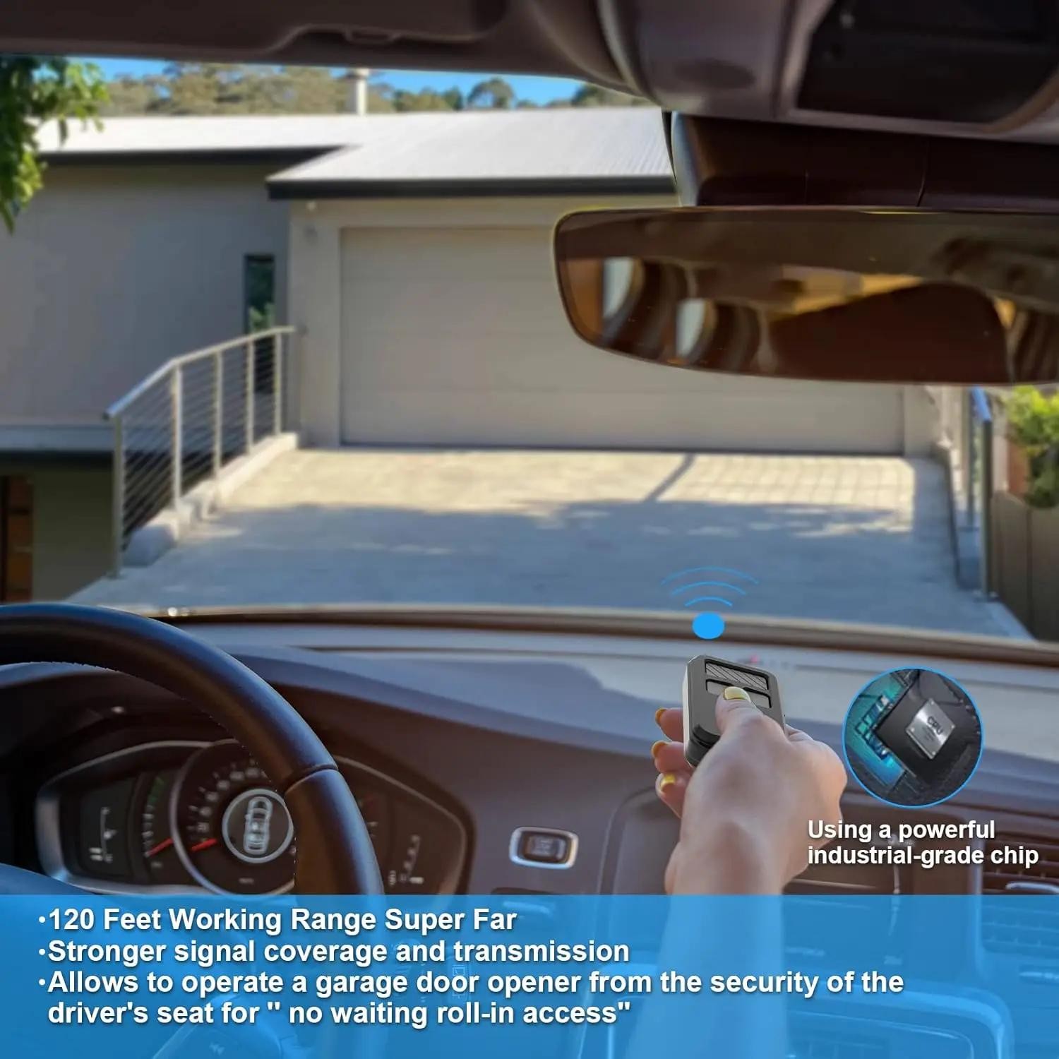 890max Remote Control Garage Door Opener Compatible