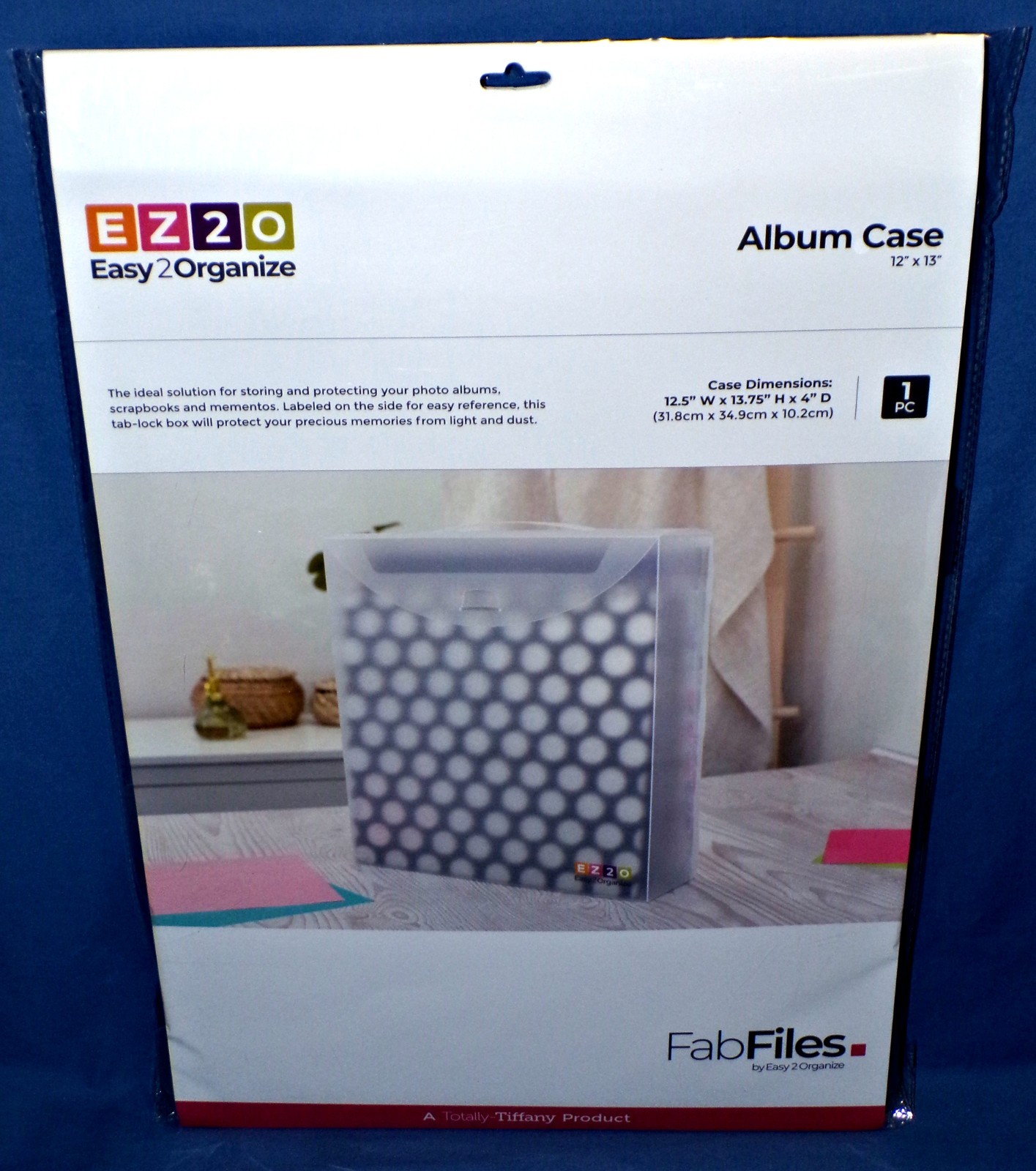 Album Case Fab File Totally Tiffany New 1 pc 12 x 13 with Handle Free Shipping