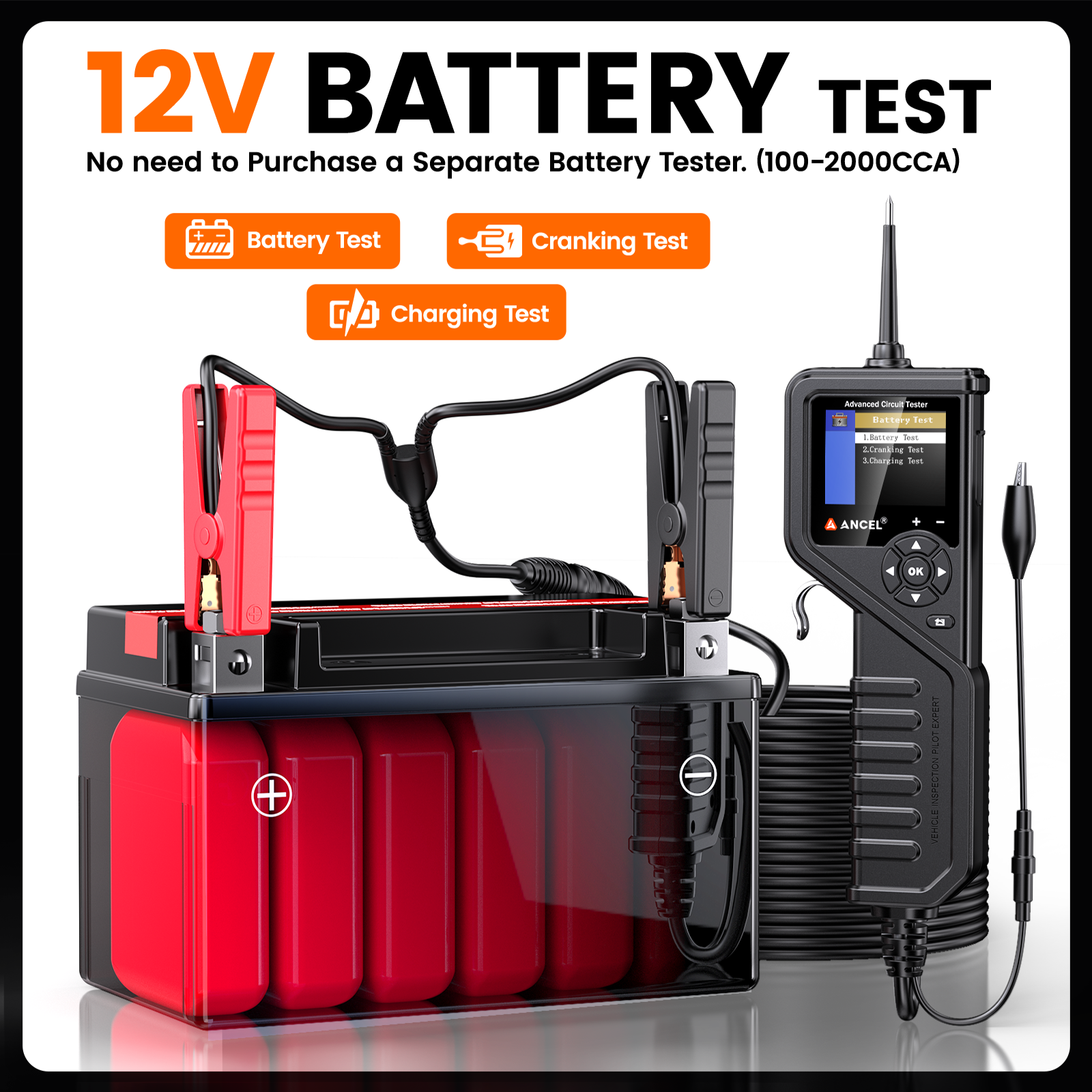 12V 24V Electrical Circuit Tester Automotive Short Breaker Finder Multimeter Kit