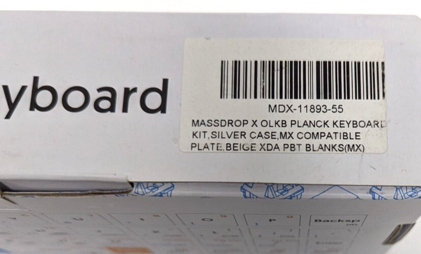MASSDROP X OLKB-48 PLANCK MECHANICAL KEYBOARD KIT, SILVER CASE, MX COMPATIBLE...