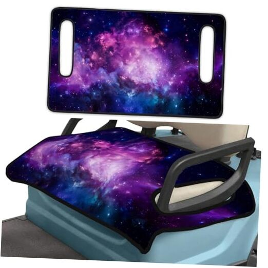 Golf Cart Seat Covers, Pulple Sky Golf Cart Seat Towel Blanket Club Sky-Purple