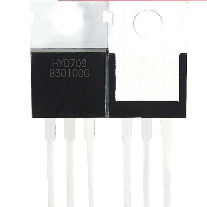 2PCS MBR30100CT 30A 100V AKA Dual High-Voltage Power Schottky Rectifier TO-220