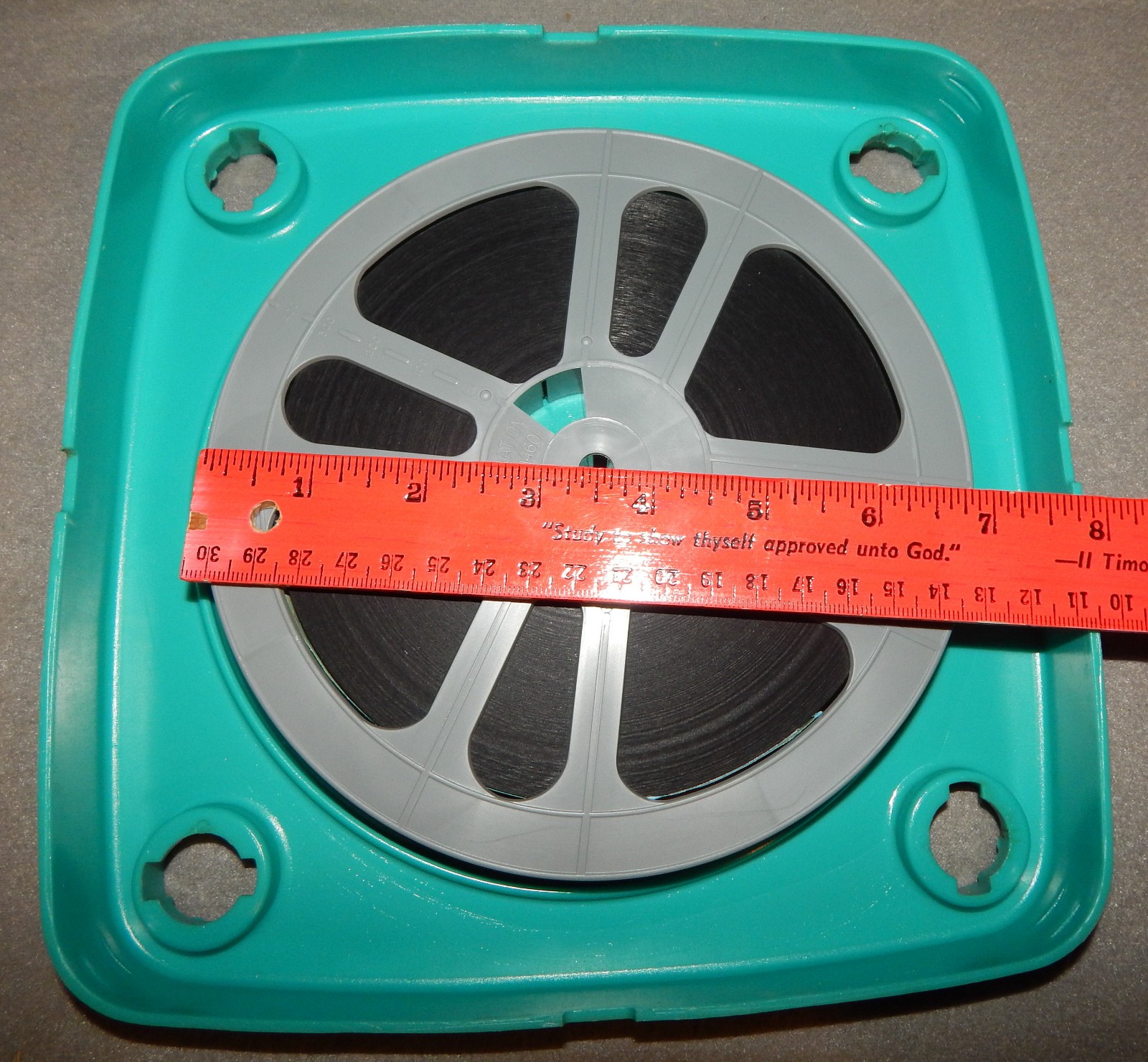 Vintage Plio-Magic 16mm Film Storage Box, 7" Reel, ('movie') new