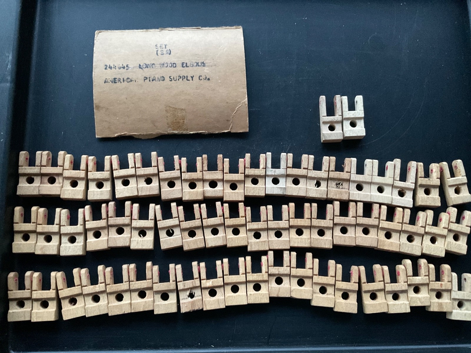 Yamaha Style Upright/Vertical Piano Hammer Butt Flange without Pin (62) New Vtg