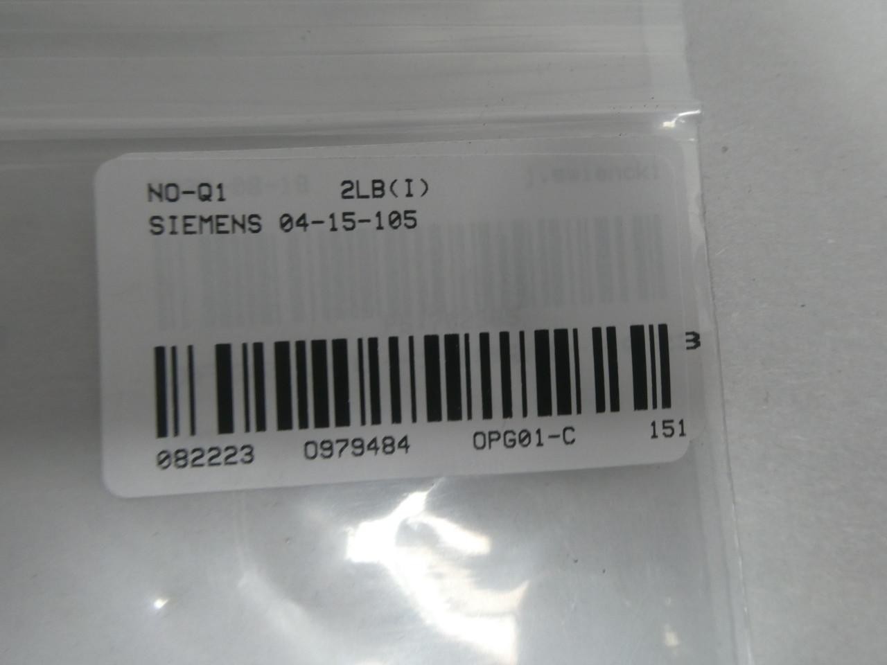 Siemens 04-15-105 Schwarz Temperature Sensor