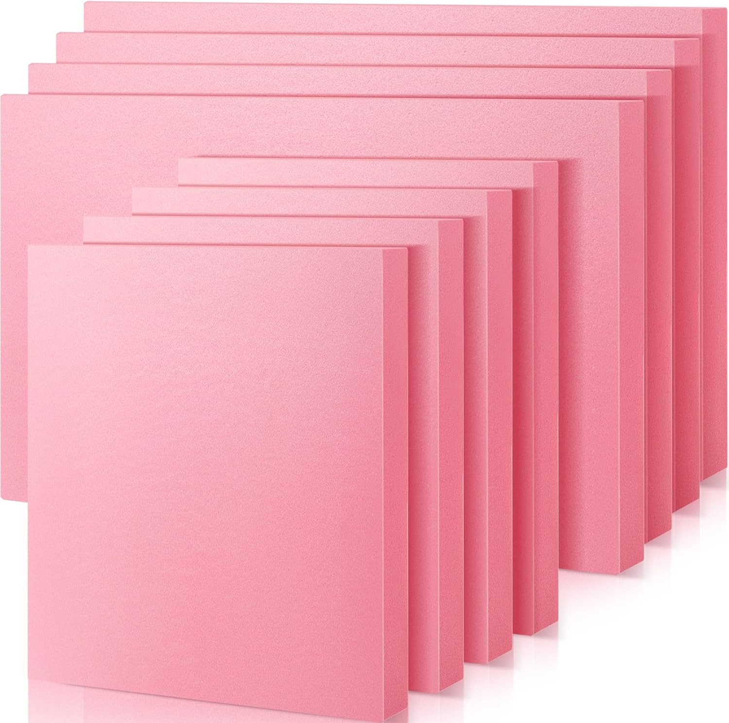 8 Pcs Pink Insulation Foam Thick Insulating XPS Foam Board Rectangles Foam Sheet