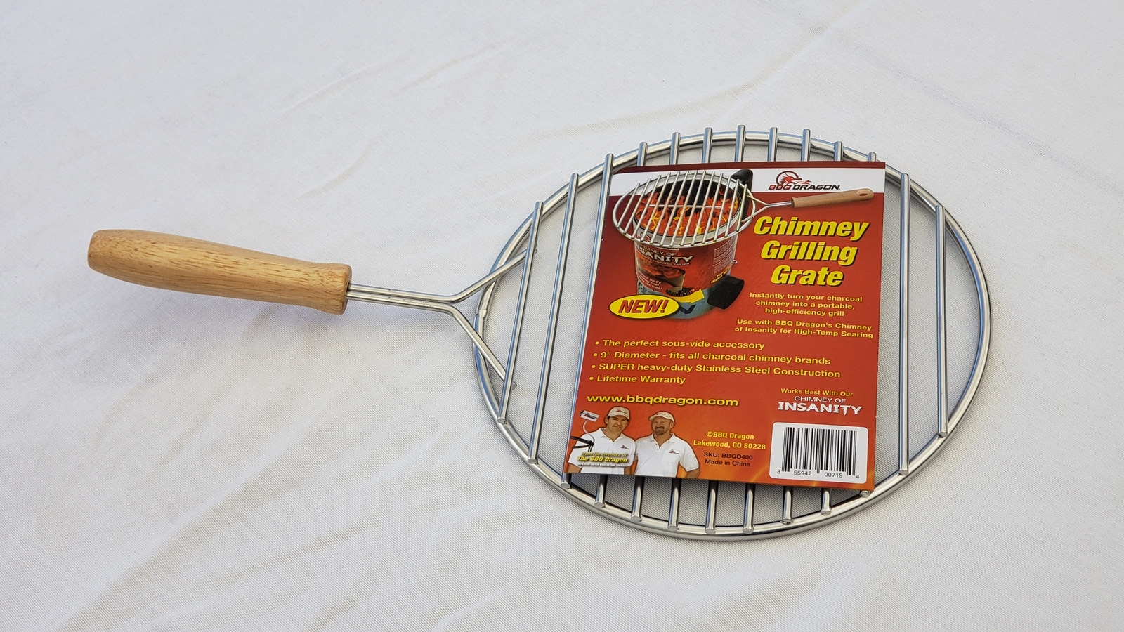BBQ Dragon NEW Chimney Grilling Grate