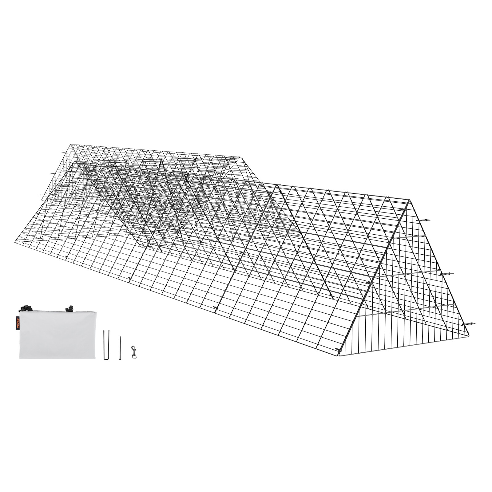 Chicken Tunnels 287x78.7x24.2 inch Portable Chicken Tunnels for Outside