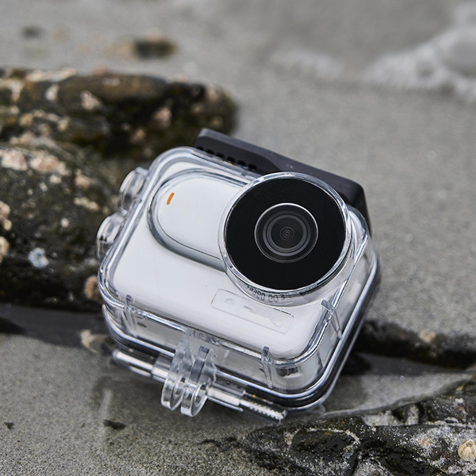 Waterproof Case WIth Bracket Screw Durable For Camera Clear Shooting Underwater