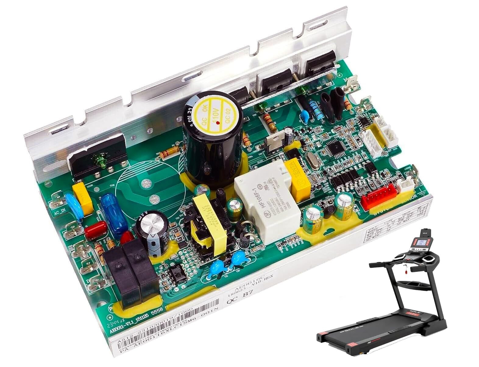 Sole F63 Treadmill Motor Control Board, 110V Motor Controller AE0016C