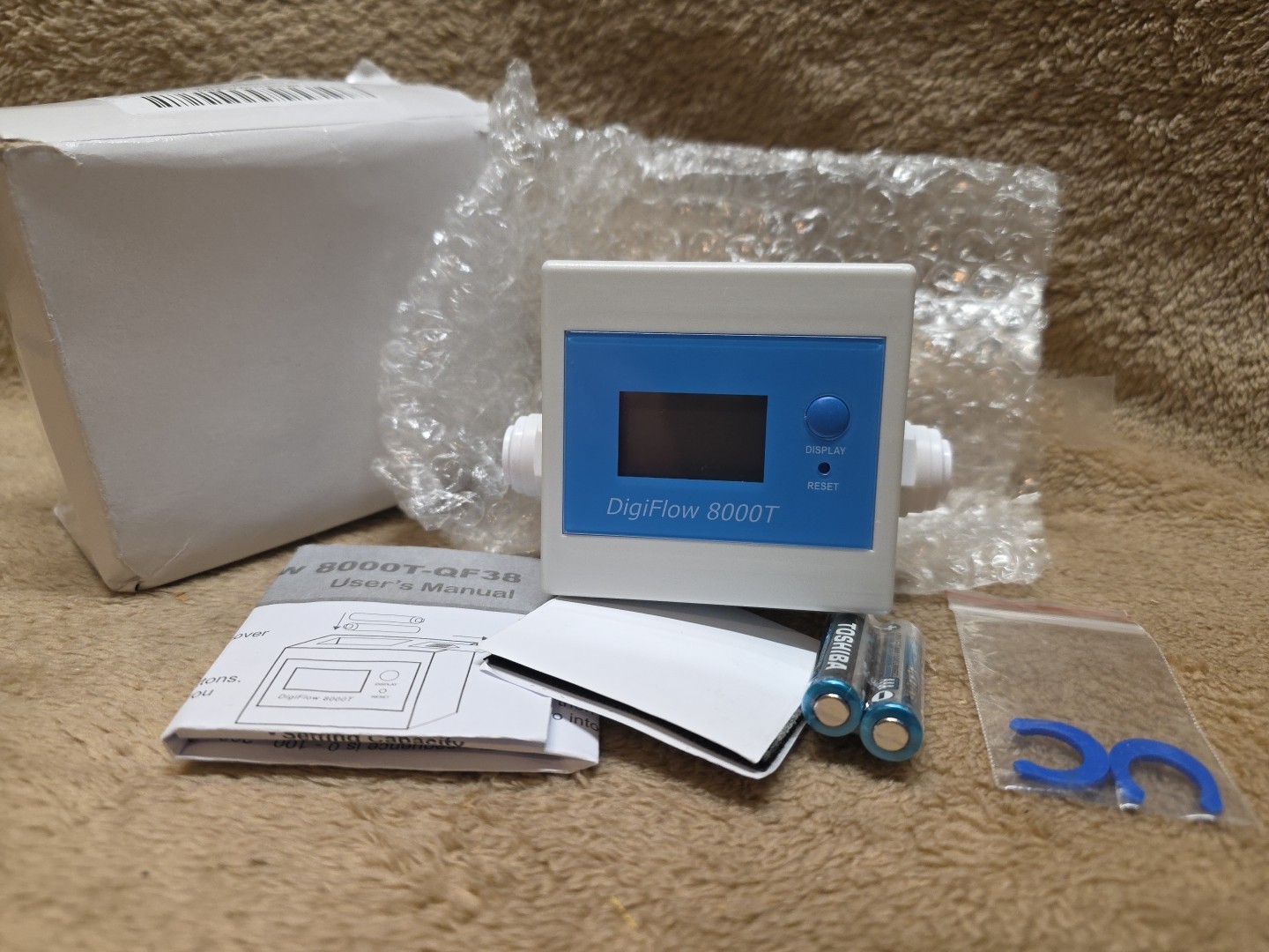 Savant DigiFlow 8000T Flow Meter with 3/8" Quick Fitting