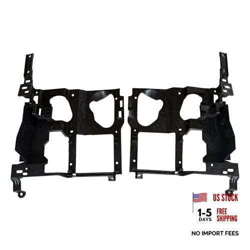 Headlight Bracket Pair Compatible with 1999-2002 Chevy Silverado GMC Sierra