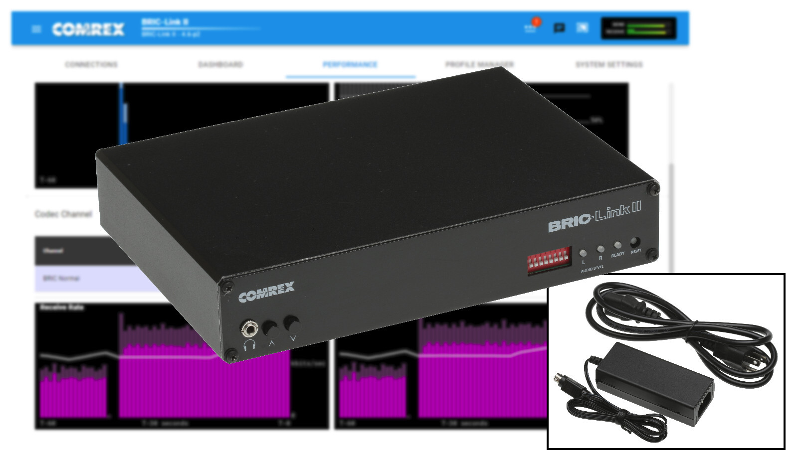Comrex BRIC-Link II Broadcast Audio Over IP Duplex Digital Codec w/ Opus & AAC