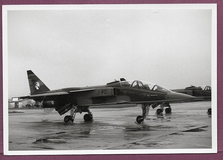 1973-1980s French ALA SEPECAT Jaguar 7-PC E23 Original Photo