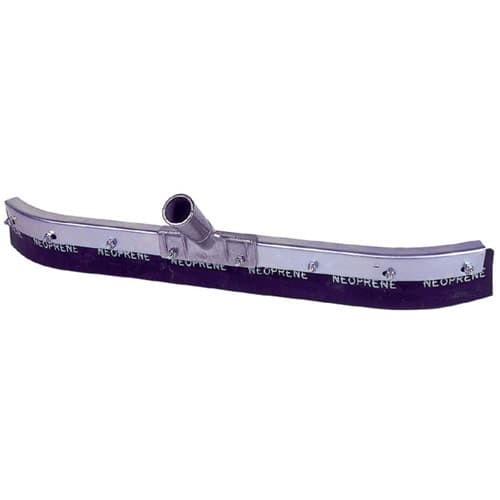 Weiler 45510 24" Floor Squeegee, Curved, Metal Frame, Heavy-Duty Rubber Blade