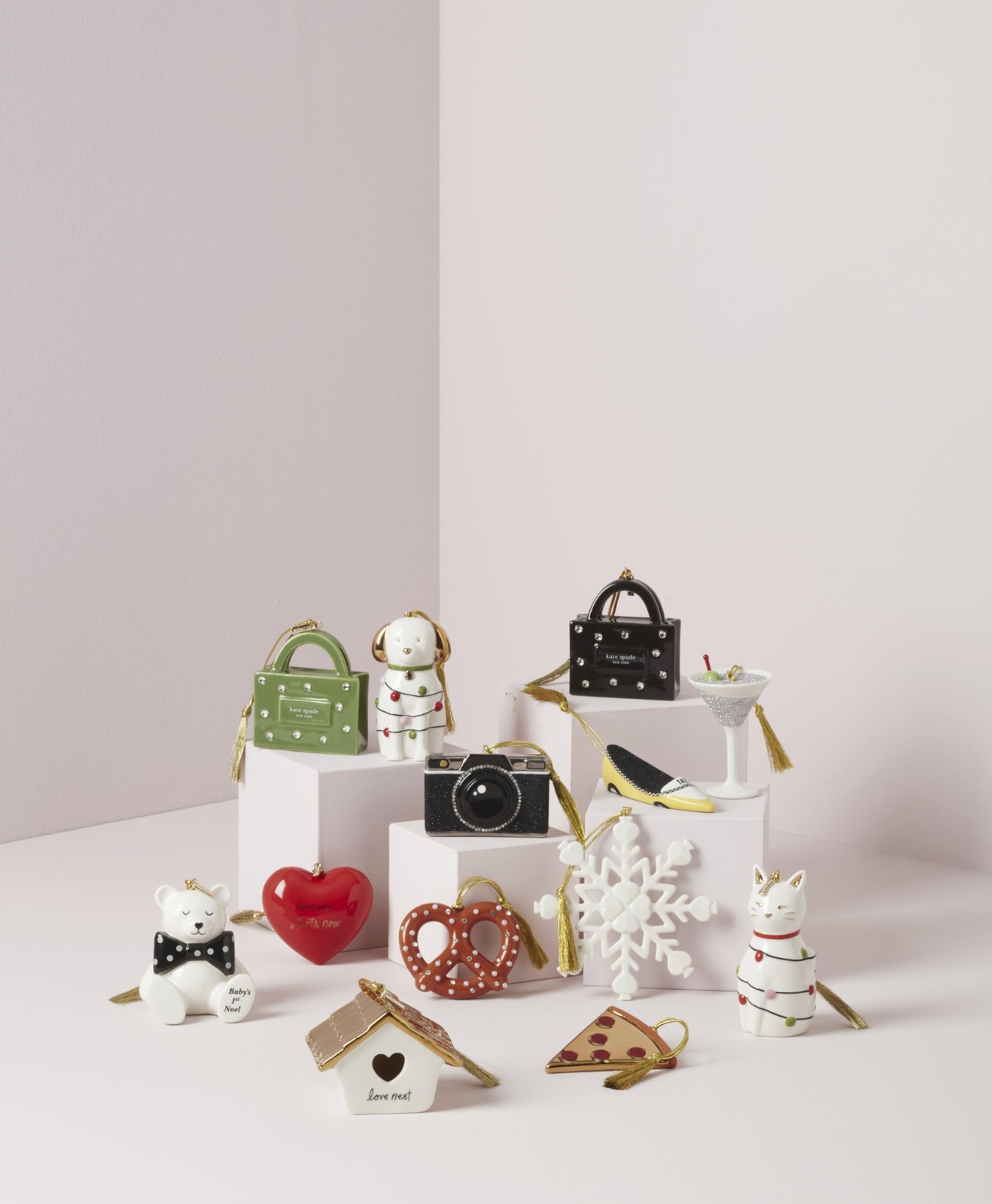 kate spade new york Be Jolly Martini Ornament, Christmas, Holiday Decorations