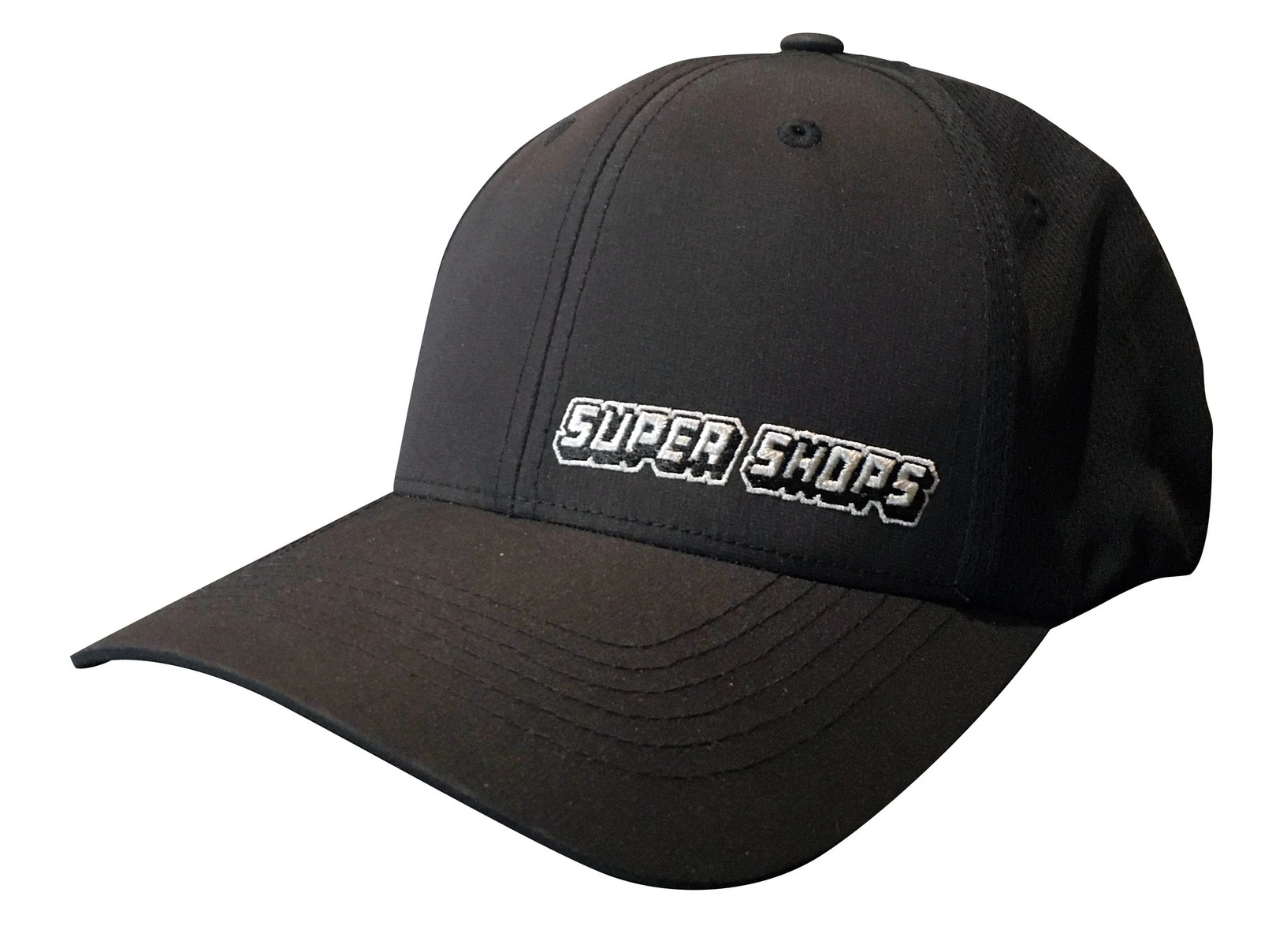 Super Shops SS15013 Fitted Mesh Hat - Black