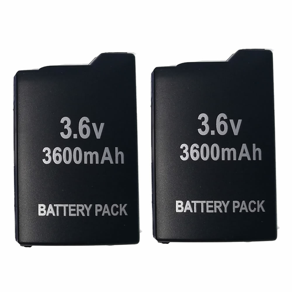 2pcs  Rechargeable Battery Back  for Sony PSP 1000 1001 1002 1003 1004 Black