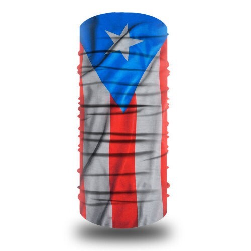 Unisex Puerto Rico Rican Flag Neck Gaiter ** Free Shipping **