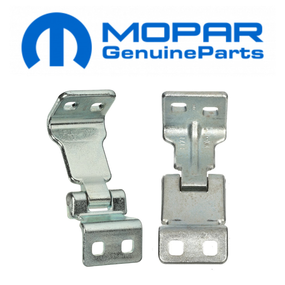 LOWER + UPPER HINGE REAR PANEL GENUINE FIAT DOBLO 09-15 52080669 52080670