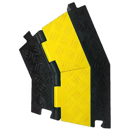Electriduct Cp-Rps-212-Lt-Yl Cable Protector 45 Deg Left Turn, 1-7/8 In H, 16