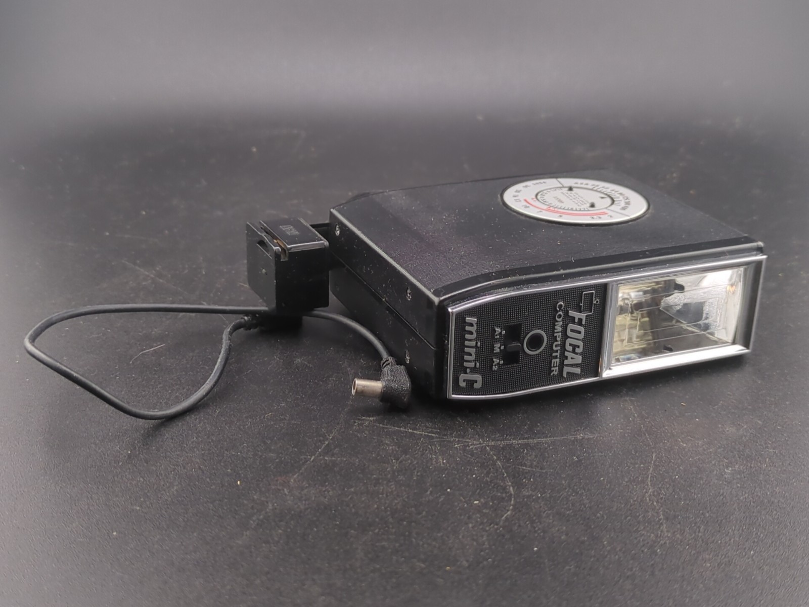 K Mart Focal Computer mini-C Camera Flash Unit Vintage Accessory Untested