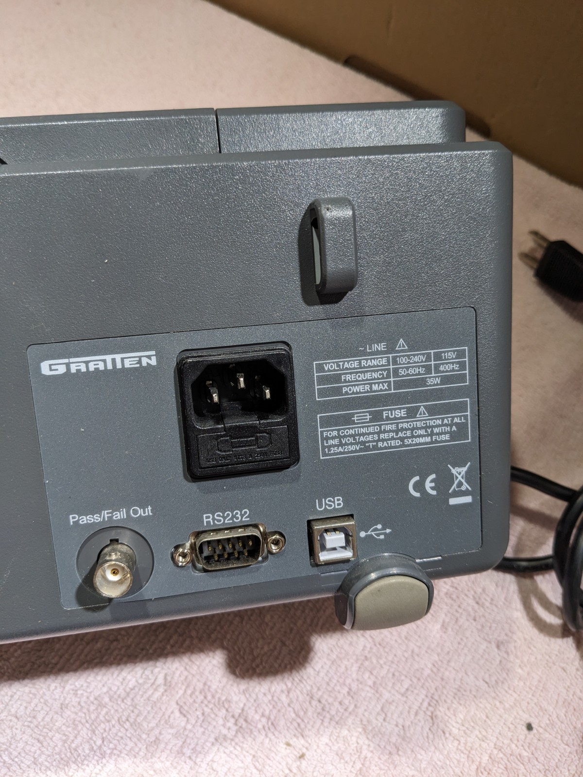 Gratten GA1102CAL Digital Storage Oscilloscope - Tested Working