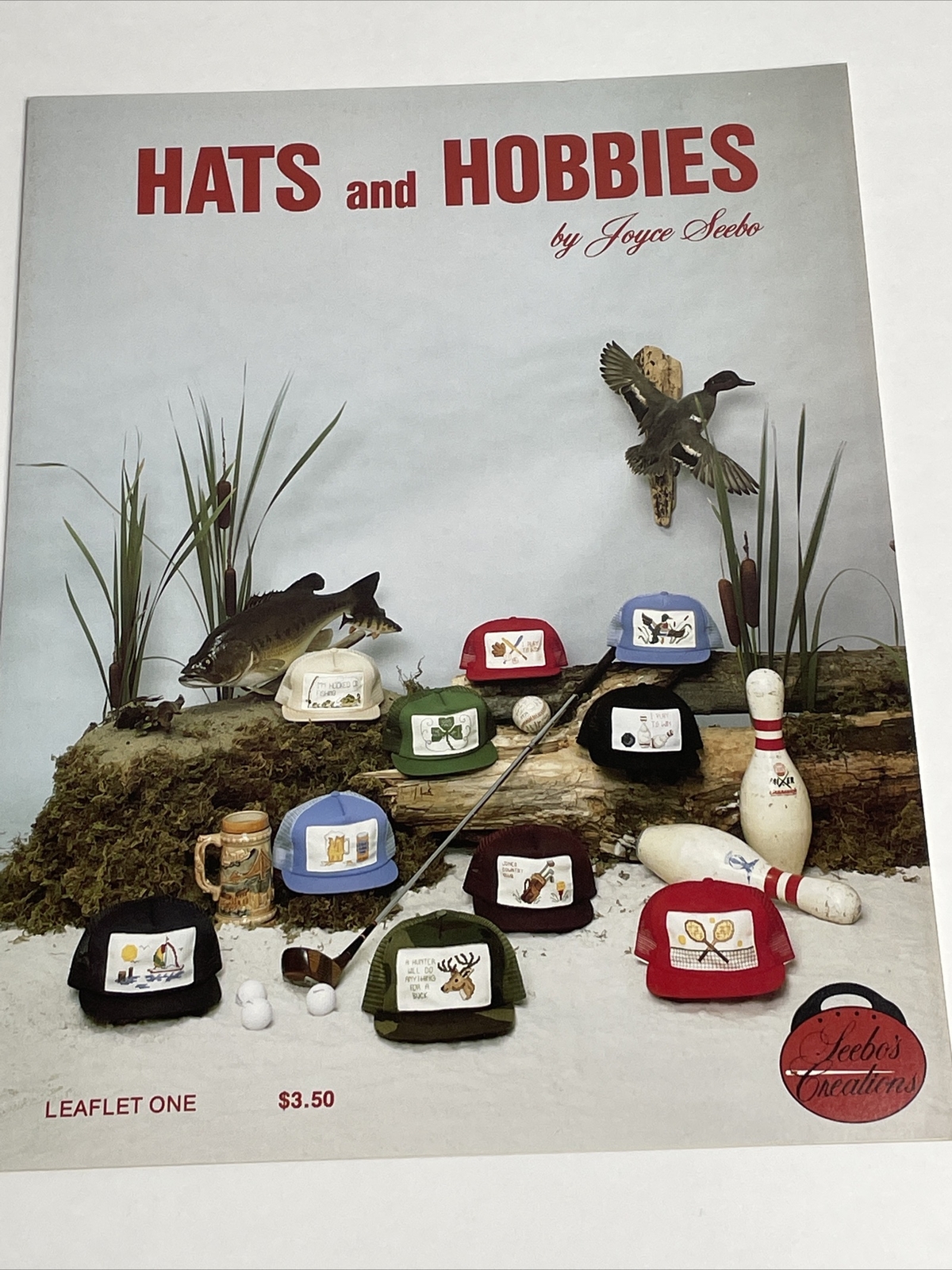 Seebo's Creations Hats & Hobbies Cross Stitch Pattern