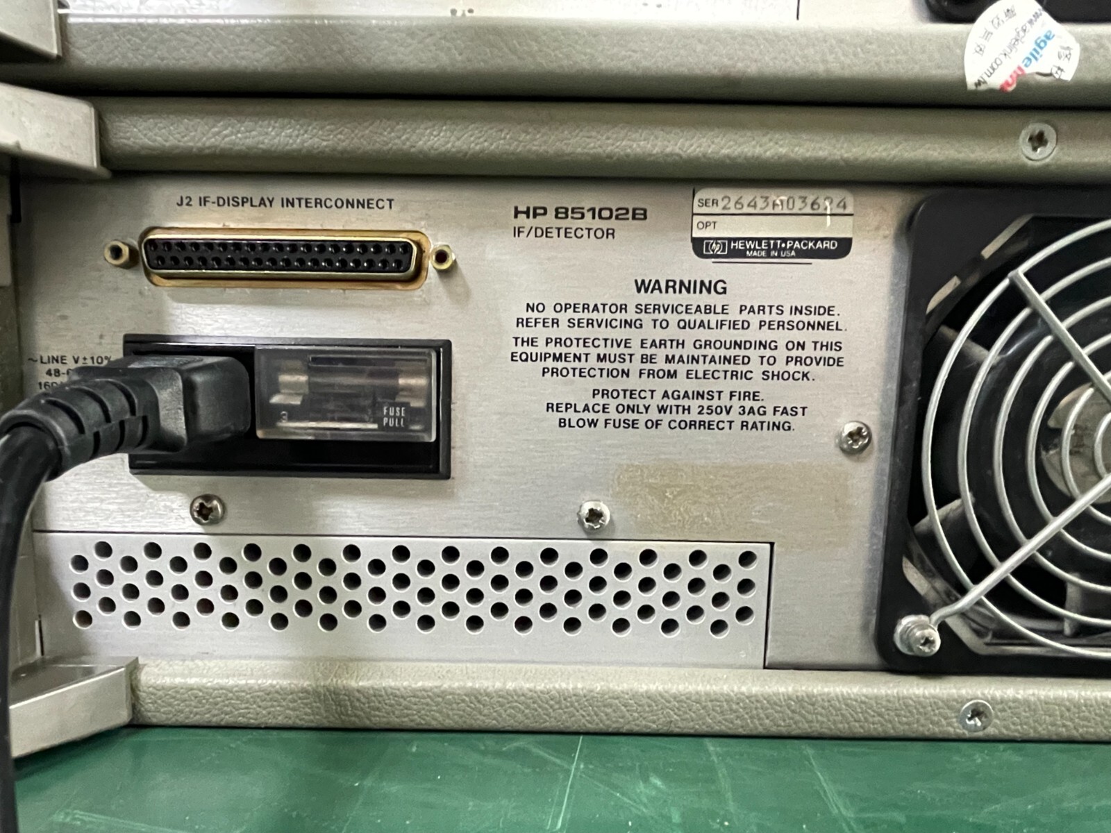 HP Agilent 8510B (85102B) Network Analyzer _3624