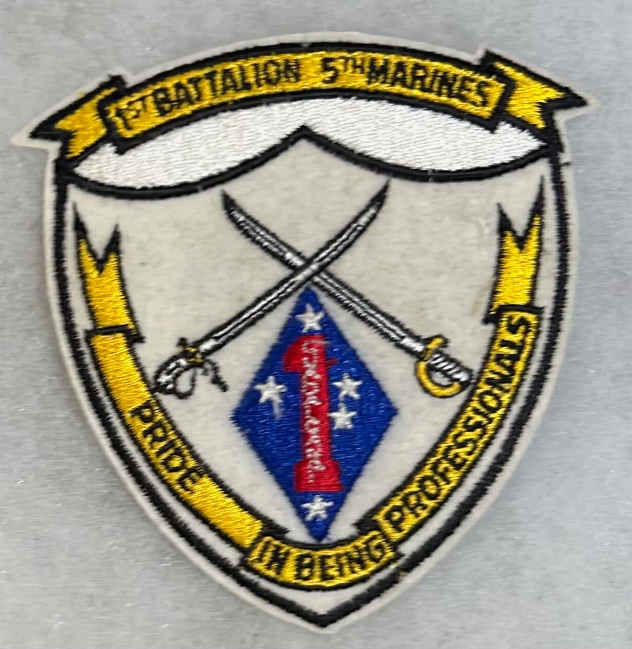 USMC 1st Battalion 5th Marines Patch
