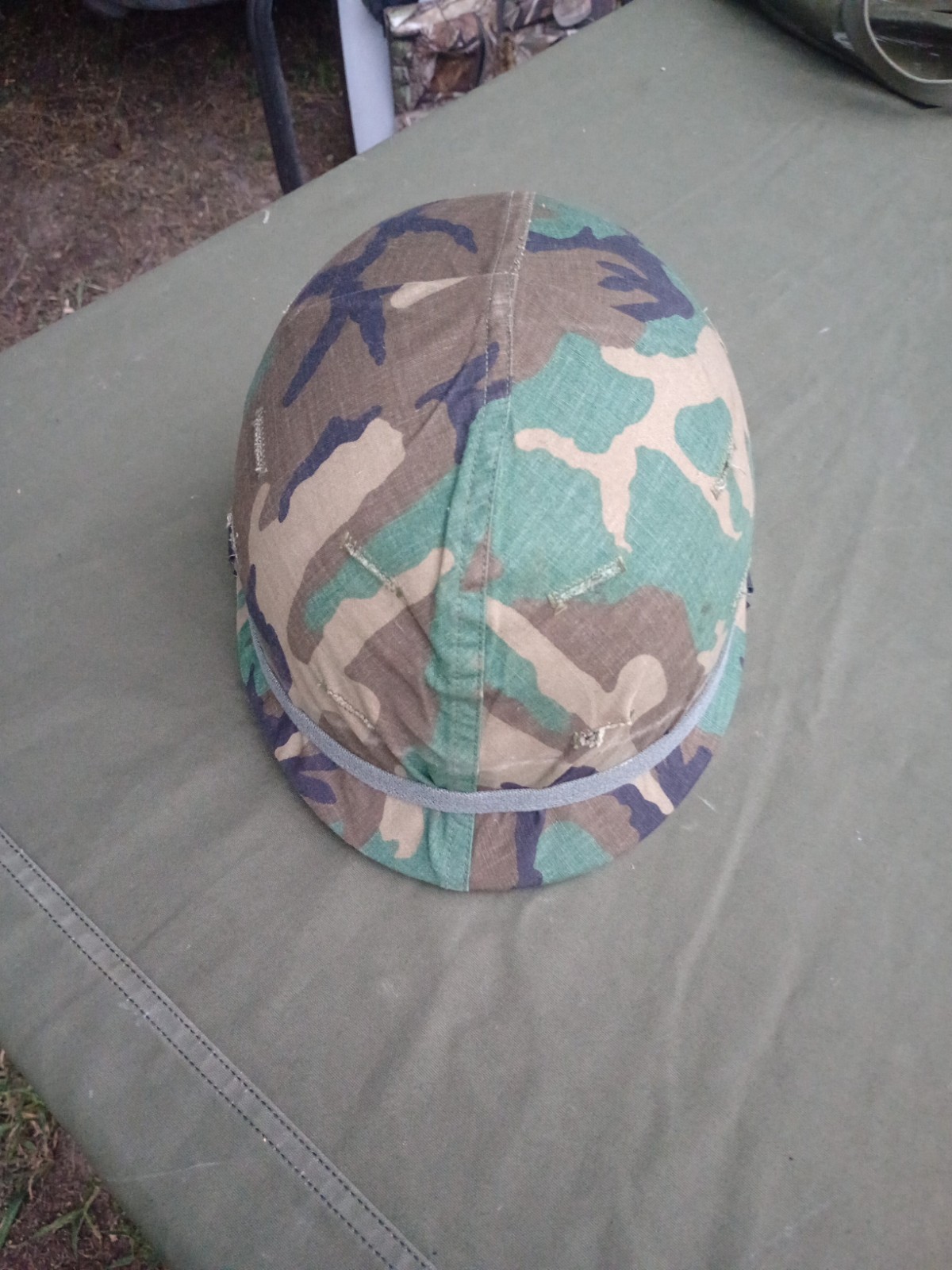 ORIGINAL US ARMY M1 COMBAT HELMET & LINER