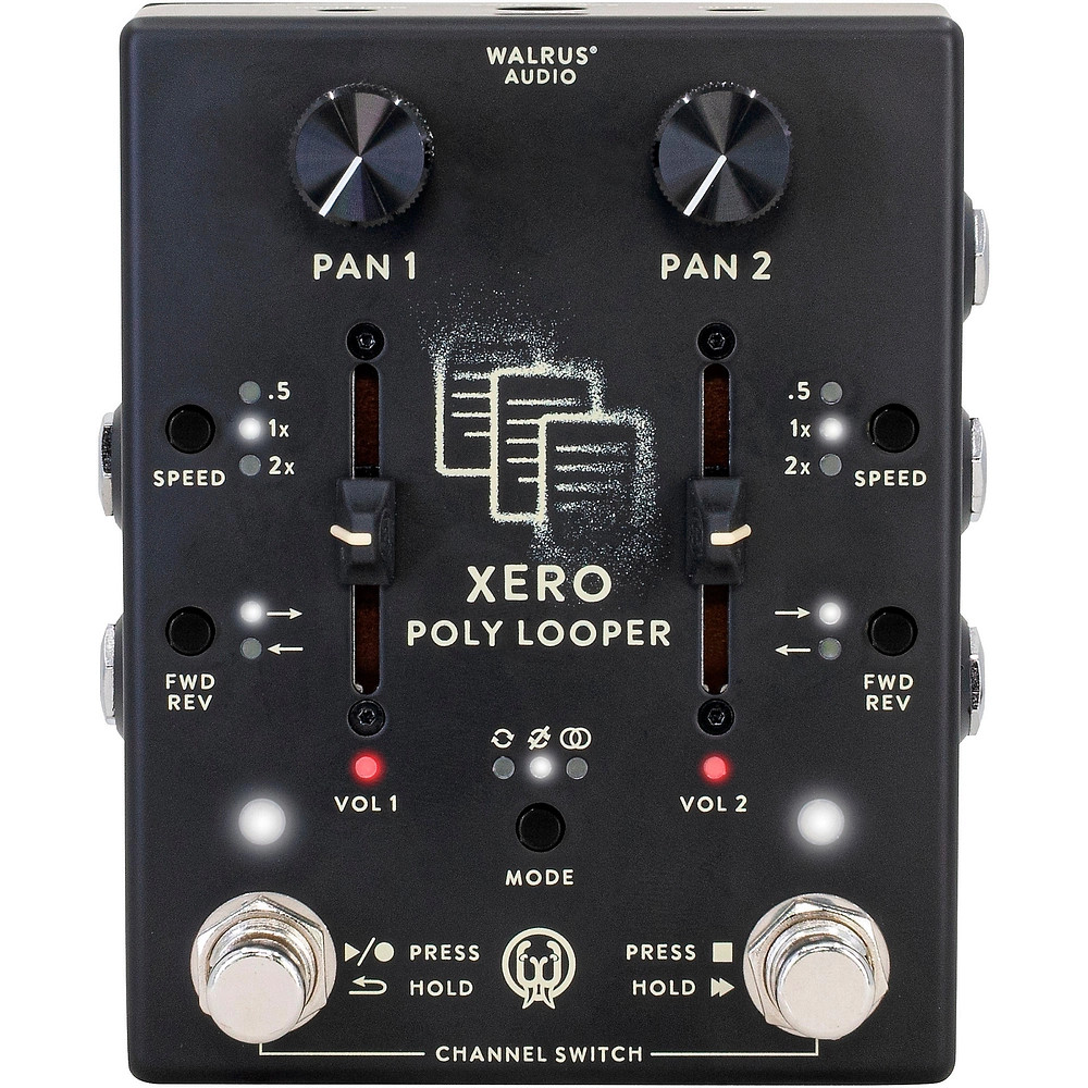 Walrus Audio Xero Polylooper DualChannel Looper Pedal Black