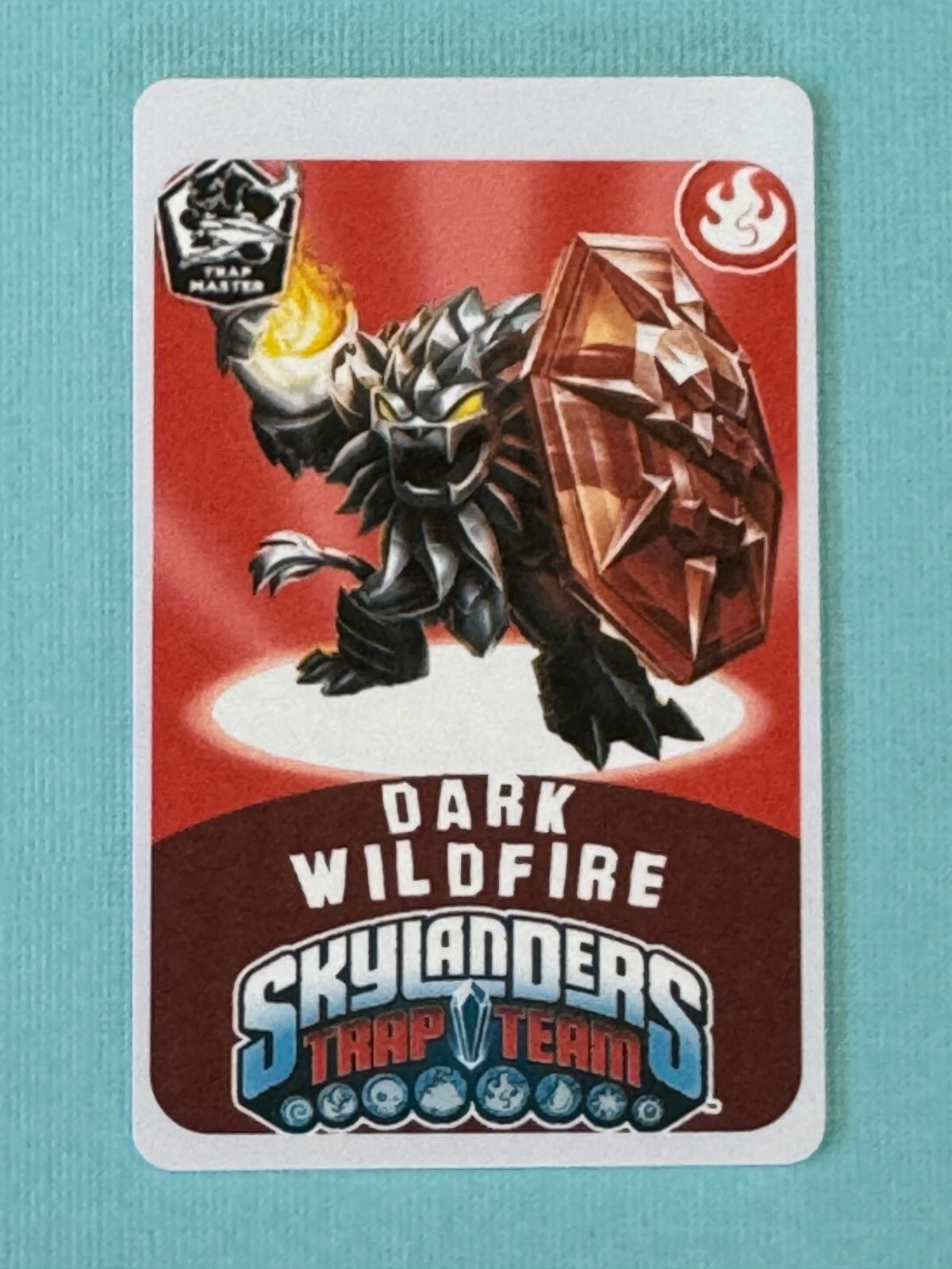 Skylanders Trap Team Master Dark Wildfire NFC Card