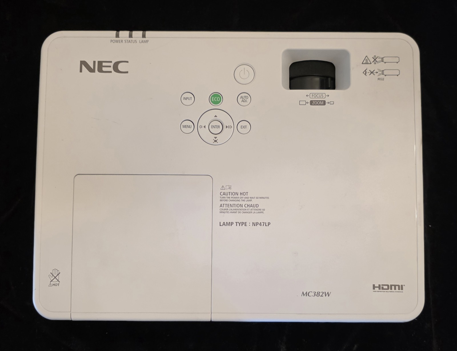 NEC MC382W 3LCD Projector #18
