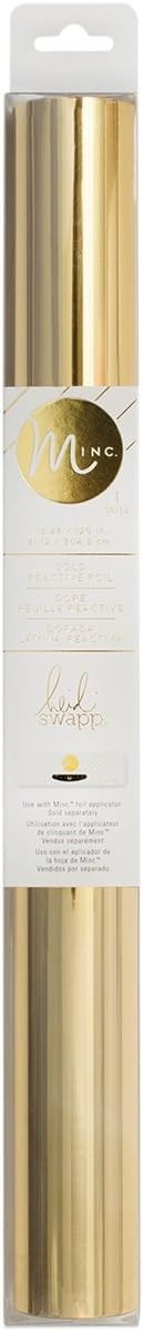 Heidi Swapp Minc Gold Reactive Transfer Foil 12"x10' Heat Craft Roll