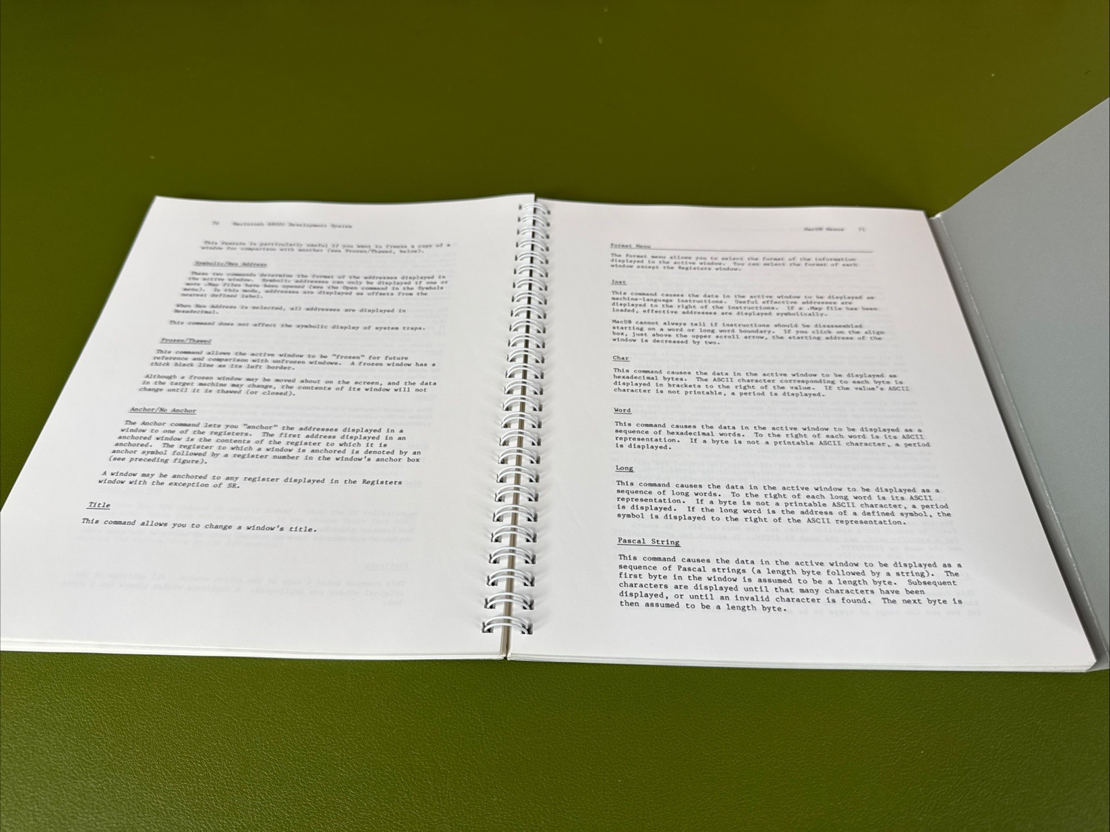 Vintage 1984 Apple Macintosh 6800 Development System User's Manual